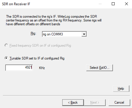 Support for the RTL-SDR dongle – WriteLog Contesting Software